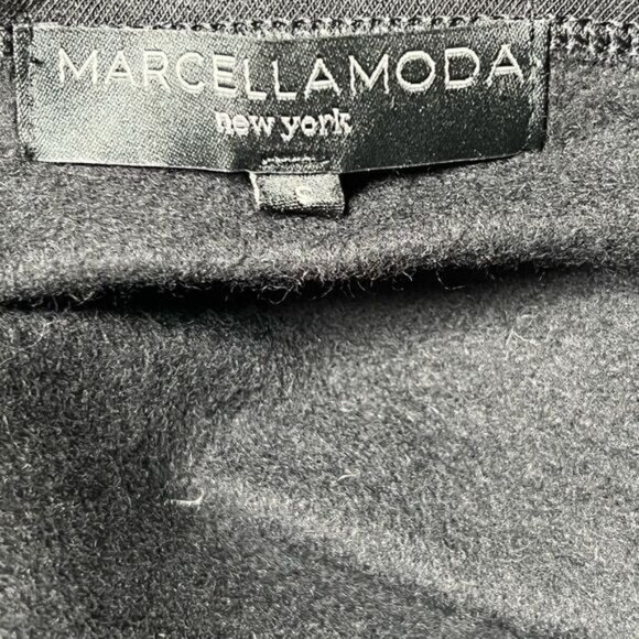 NWT Marcella Moda New York Asymmetrical Funnel Neck Sweatshirt Tunic Sz S - Picture 3 of 6